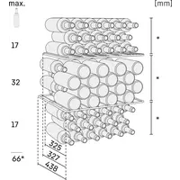 WKb 1812-22 wijnbewaarkast | +5ºC tot +20ºC | 134 liter | 66 flessen