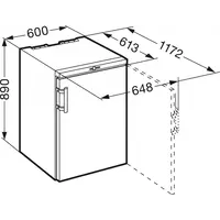 WKr 1811-22 wine storage cabinet | +5ºC to +20ºC | 128 liters | 66 bottles