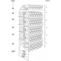 WKt 4552-22 wijnbewaarkast | +5ºC tot +20ºC | 436 liter | 200 flessen