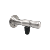 directly closing bottle filler made of stainless steel | D 120 x H 65 mm