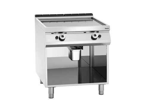  Bartscher gas grill plate | smooth | 800x900x900 