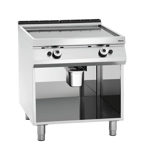  Bartscher plaque de cuisson à gaz | lisse | 800x900x900 
