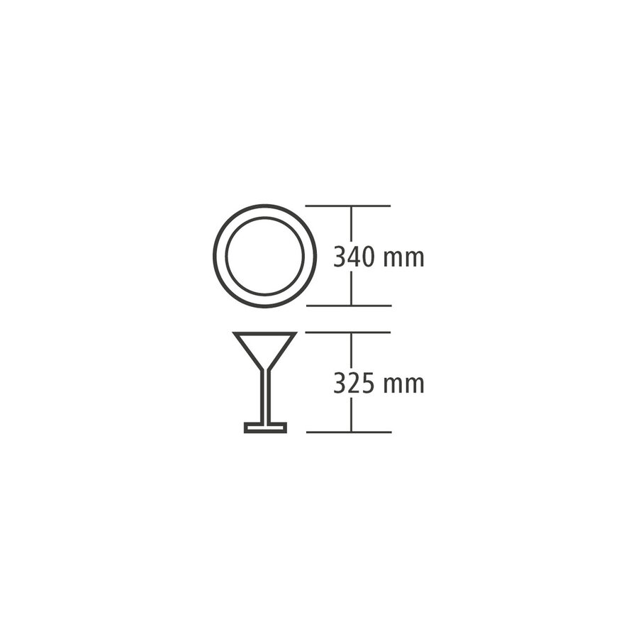 Geschirrspüler | 60/90/120/180 Sekunden | 600x640x850 mm