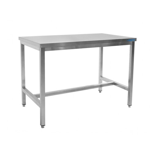  HorecaTraders stainless steel table | without base plate | 600mm depth | OUTLET 