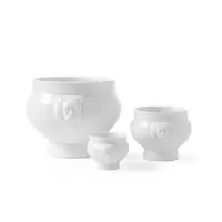 Bol à soupe blanc en porcelaine 250 ml | 4 pièces
