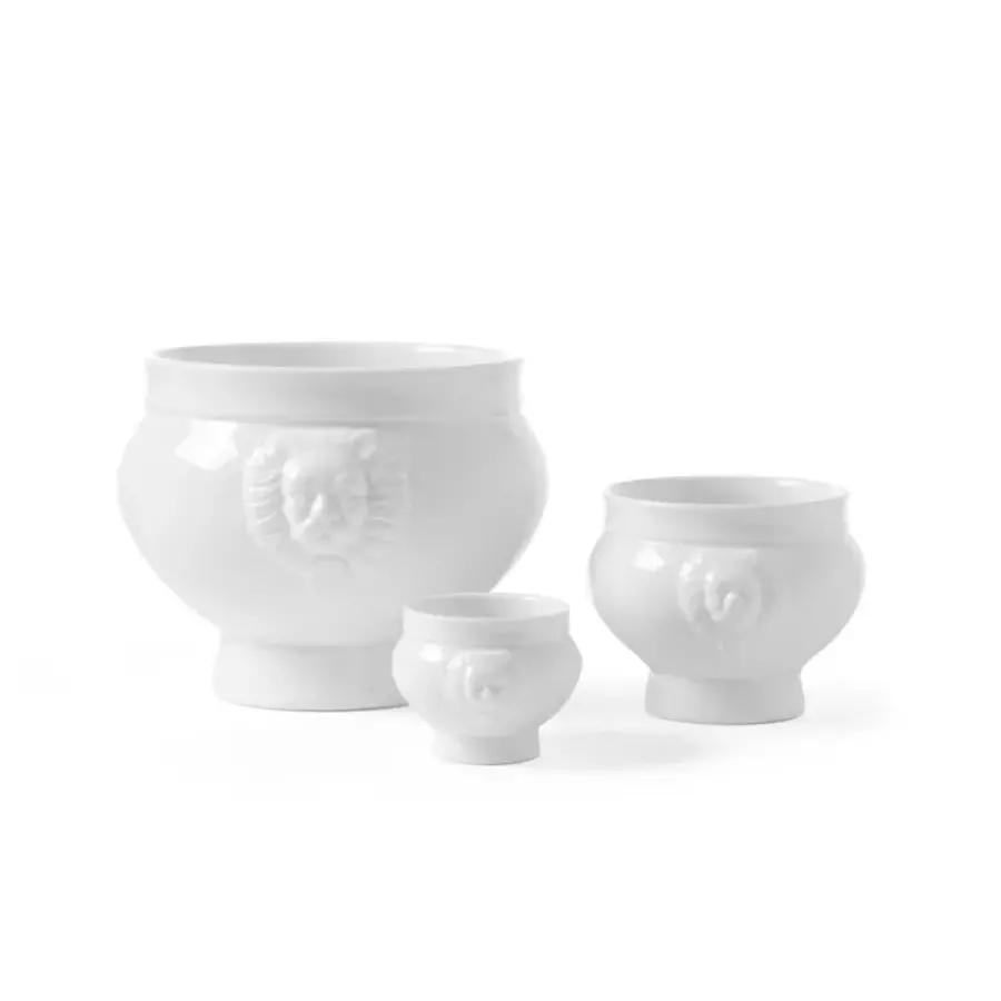 Bol à soupe blanc en porcelaine 250 ml | 4 pièces