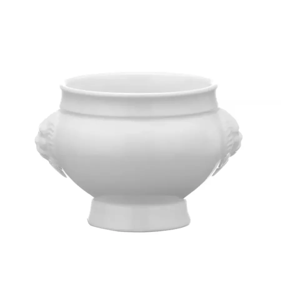 Bol à soupe blanc en porcelaine 250 ml | 4 pièces