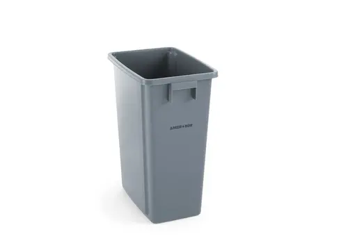  Hendi Kunststoff-Abfalleimer grau 60 L 455x315x(h)580mm 