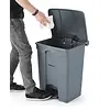 HorecaTraders Plastic Pedal Bin | Grey | 68 Litres | 2 Sizes