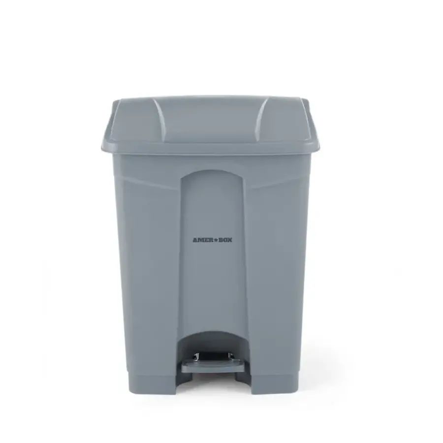 Plastic Pedal Bin | gray | 68 liters | 2 formats