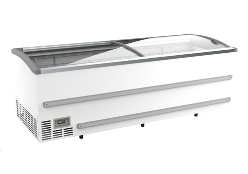  Combisteel Gefrierschrank mit Glasschiebedeckel 1000 Liter 
