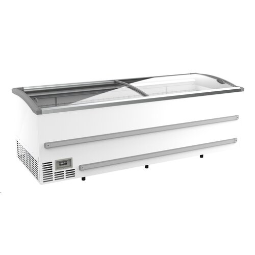  Combisteel Gefrierschrank mit Glasschiebedeckel 1000 Liter 