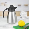 HorecaTraders Thermos flask with screw cap 0.5L, Brushed stainless steel