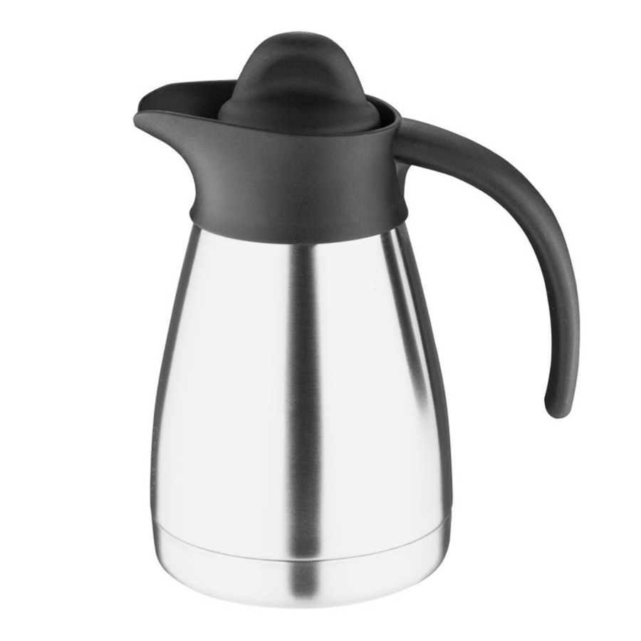 Thermos with screw cap 0.5L, Brushed stainless steel