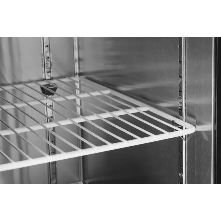 Gekühlte Werkbank mit 2 Türen 220 L - Edelstahl 1200x600x(h)886