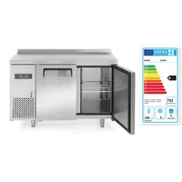 Refrigerated workbench with 2 doors 220 L - Stainless steel 1200x600x(h)886