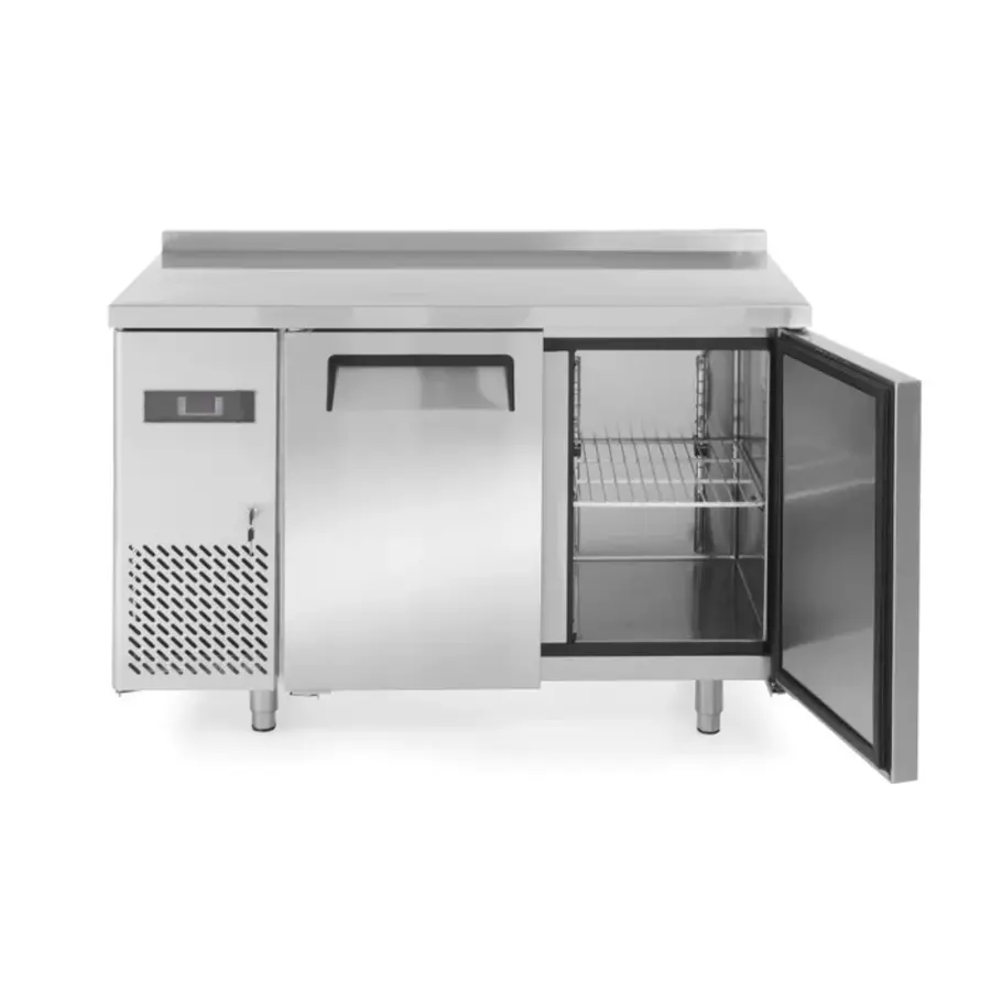 Refrigerated workbench with 2 doors 220 L - Stainless steel 1200x600x(h)886