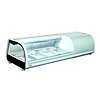HorecaTraders Vitrine à sushis 42L 111,7x42x26,5cm avec porte coulissante
