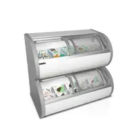 TD500 Freezer | 450L | Gray/White | Sliding lids | 2 floors | 1210x790x1213h)mm