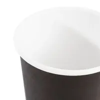 HorecaTraders Recyclebare Koffiebekers Zwart 12cl (1000 Stuks)