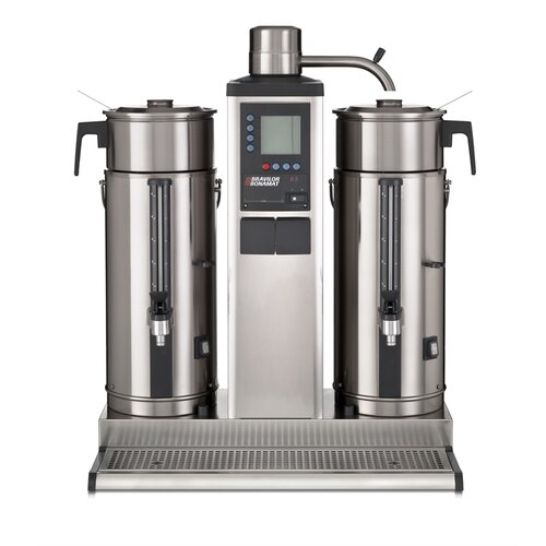  HorecaTraders Kaffeebrühsystem B5 mit 2 Behältern à 5 Liter ohne Heißwasserspender 