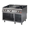 Gastro-M Professional plate stove with gas oven | 4 Burners