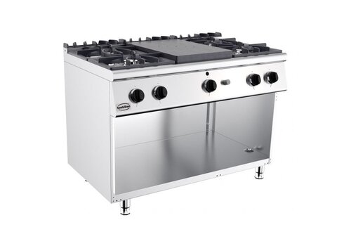  Combisteel Catering-Kochfeld mit 4 Brennern | 6,5 KW 