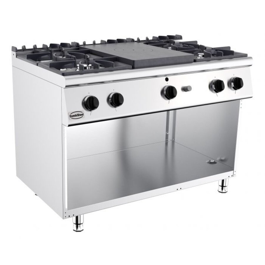 Plaque de cuisson traiteur 4 feux | 6,5 kW