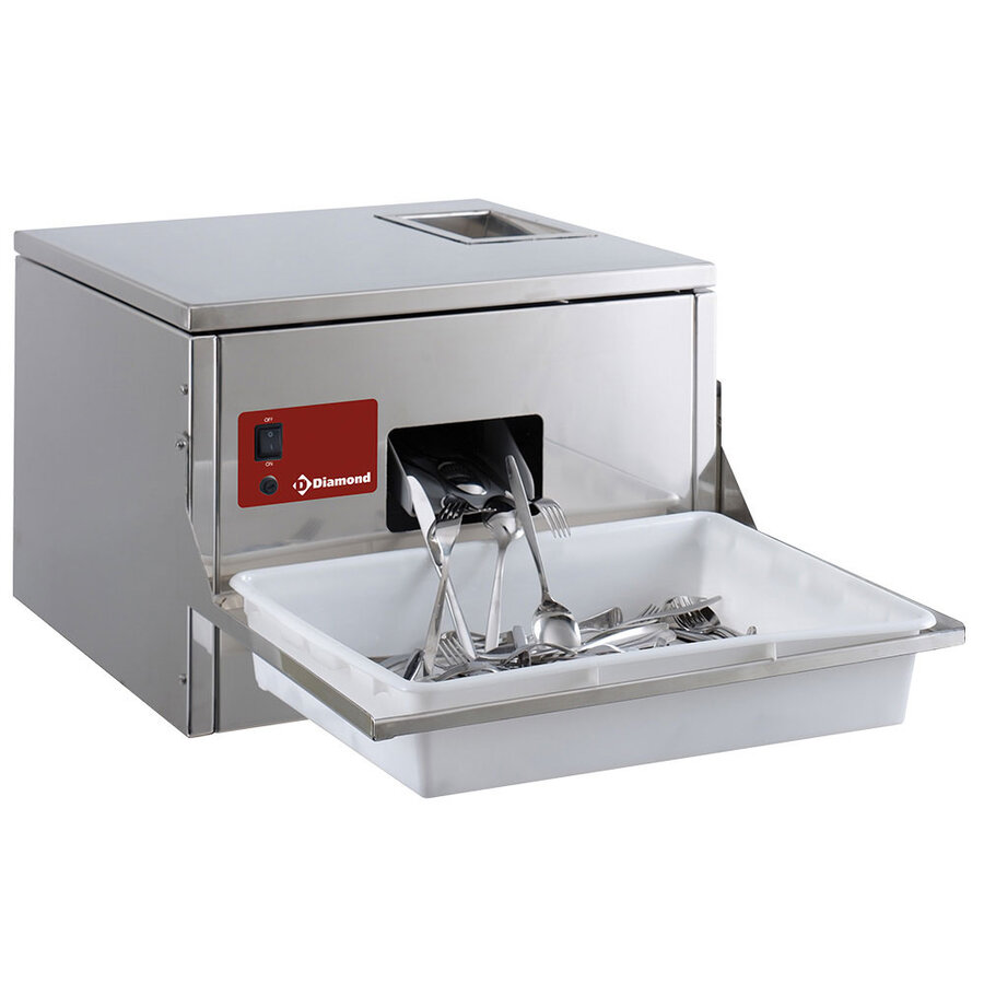 Machine à polir les couverts pour couverts | 3000/3500 p/heure | Modèle de table | 570x550xh400mm