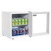 HorecaTraders Premium Mini Fridge | Wit | Dubbel glas | 46 Liter