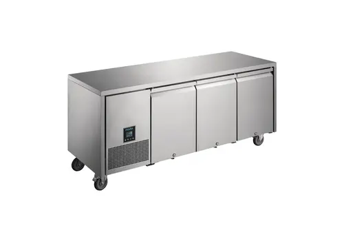  HorecaTraders Polar U-series premium 3-door refrigerator freezer | 420 L | 