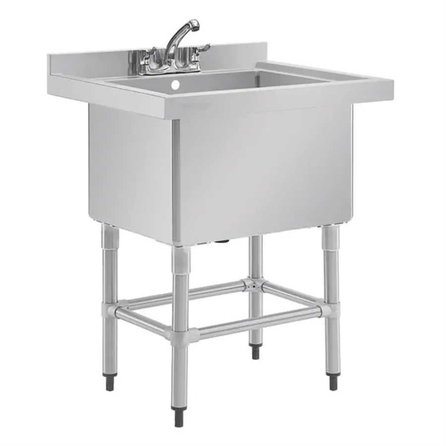 Évier profond en acier inoxydable | 77x60cm | 100 L |