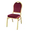 Bolero Chaises empilables Regal | rouge bordeaux | 94 x 57 x 45 cm | (4 pièces)