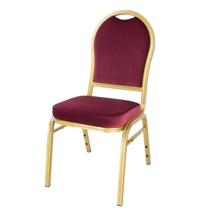 Regal Stapelstühle | burgunderrot | 94 x 57 x 45 cm | (4 Stück)