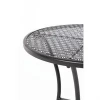 Bolero round steel bistro table | black | 71 x 60 x 60 cm |