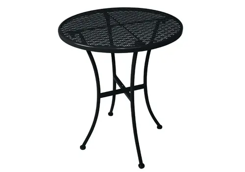  Bolero round steel bistro table | black | 71 x 60 x 60 cm | 