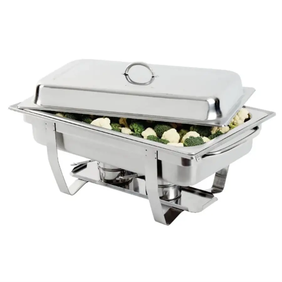 Ensemble de poêles Milan GN 1/1| 27 x 33,2 x 59 cm | acier inoxydable |