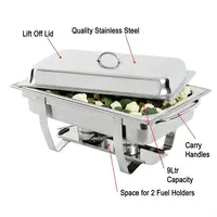 Milan stove set GN 1/1| 27 x 33.2 x 59 cm | Stainless steel |