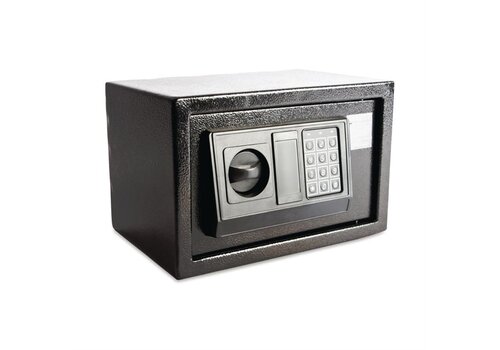  Bolero coffre-fort d'hôtel standard | Noir | 20 x 31 x 20 cm | 
