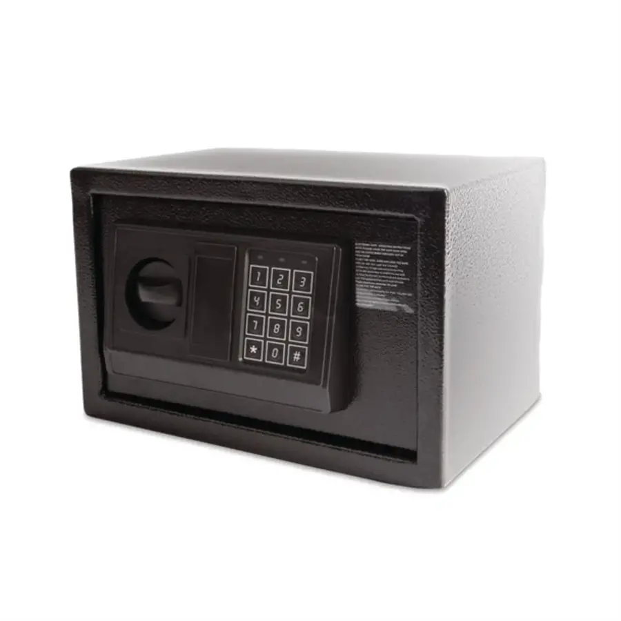 coffre-fort d'hôtel standard | Noir | 20 x 31 x 20 cm |