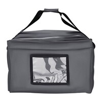 Insulated pizza delivery bag | Gray | 495x495x320mm |