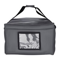 Sac de livraison de pizza isotherme | Gris | 495x495x320mm