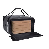 Insulated pizza delivery bag | Gray | 495x495x320mm |