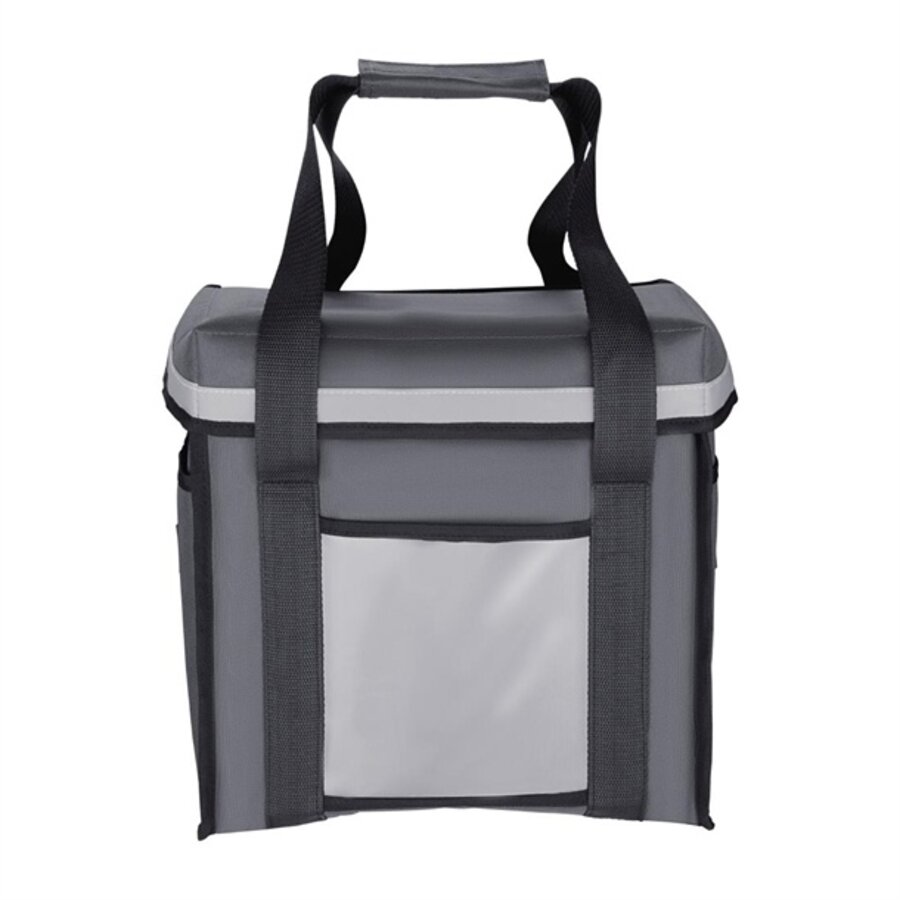 Isolierte Liefertasche Toplader | Grau | 330 x 230 x 330 mm
