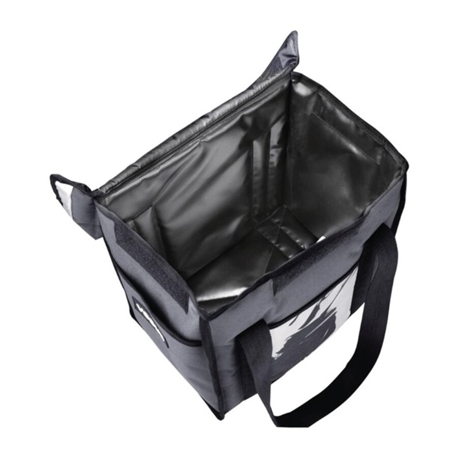 Isolierte Liefertasche Toplader | Grau | 330 x 230 x 330 mm