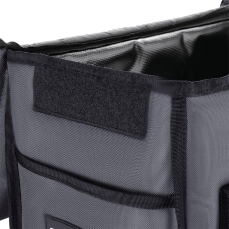 Sac de livraison isotherme à chargement par le haut | Gris | 330x230x330mm