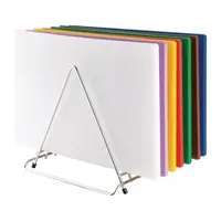 support de planche à découper robuste à 7 emplacements | acier inoxydable | 28 x 32,8 x 29,7 cm |