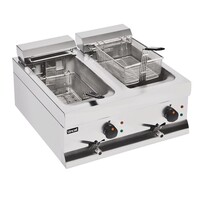 Silverlink 600 | Doppelfritteuse mit Abfluss | 2 x 9 Liter |
