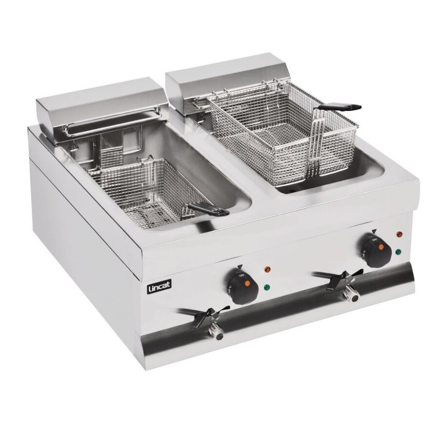 Silverlink 600 | Friteuse double avec égouttoir | 2 x 9 litres |