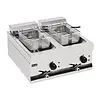 Lincat Silverlink 600 | Doppelfritteuse mit Abfluss | 2 x 9 Liter |